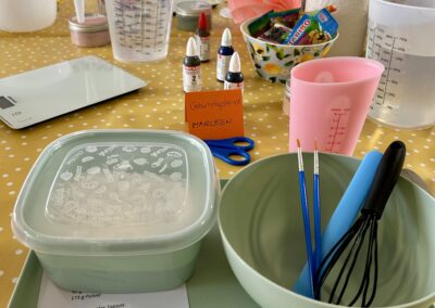 Materialien für das Kaltkeramik gießen