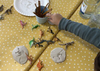 Dino Fossilien Workshop